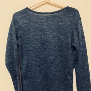 Boohoo sweater dress blue